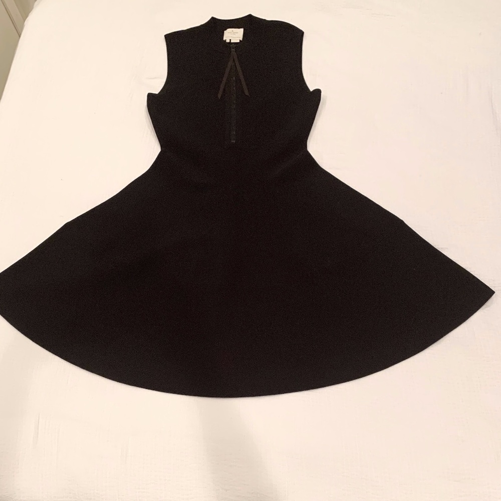 KATE SPADE-- LG black knit skater dress, $80.00 VERY FIRM-- Great condition